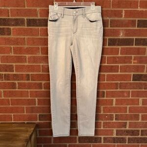 Chico's Light Gray Stretchy Skinny Pants